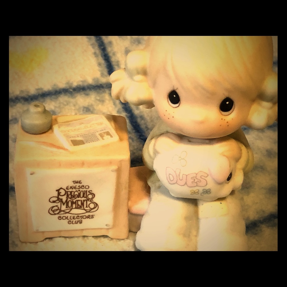 Precious Moments Figurine & Cup